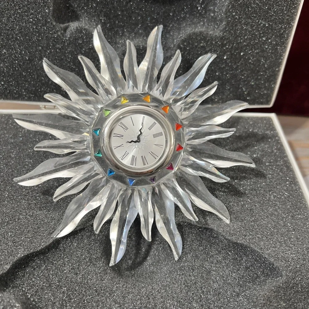 Swarovski Solaris Table‎ Clock – Crystal Clocks Collection